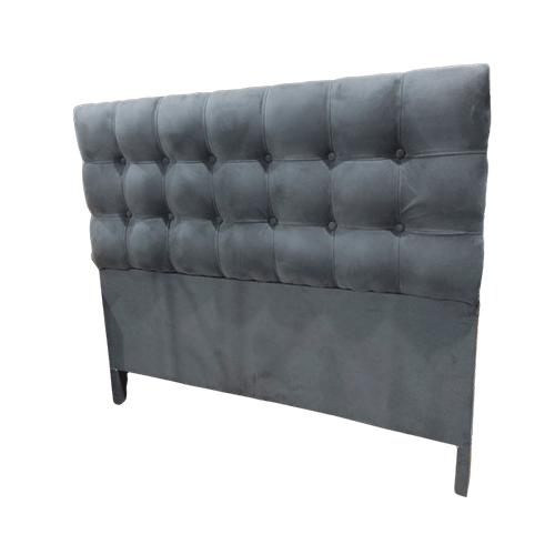 Respaldo Sommier Capitone 2 Plazas y Media 140Cm