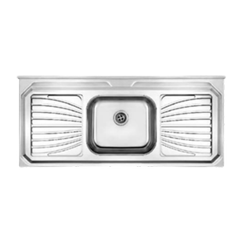 Mesada Acero Inoxidable 120 Bacha Centro