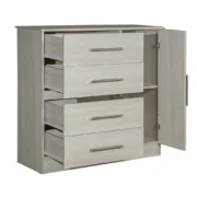 Comoda 1 Puerta 4 Cajones