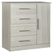 Comoda 1 Puerta 4 Cajones