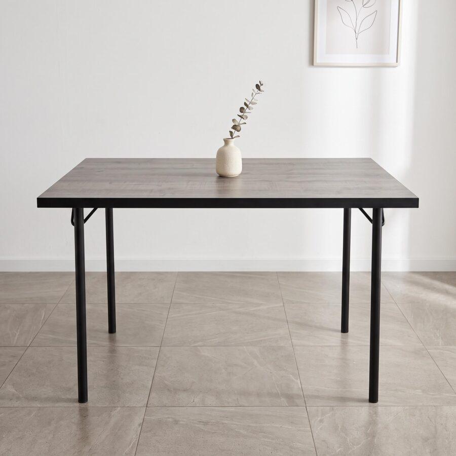 Mesa 120X80 Texturada Base de Caño Promo