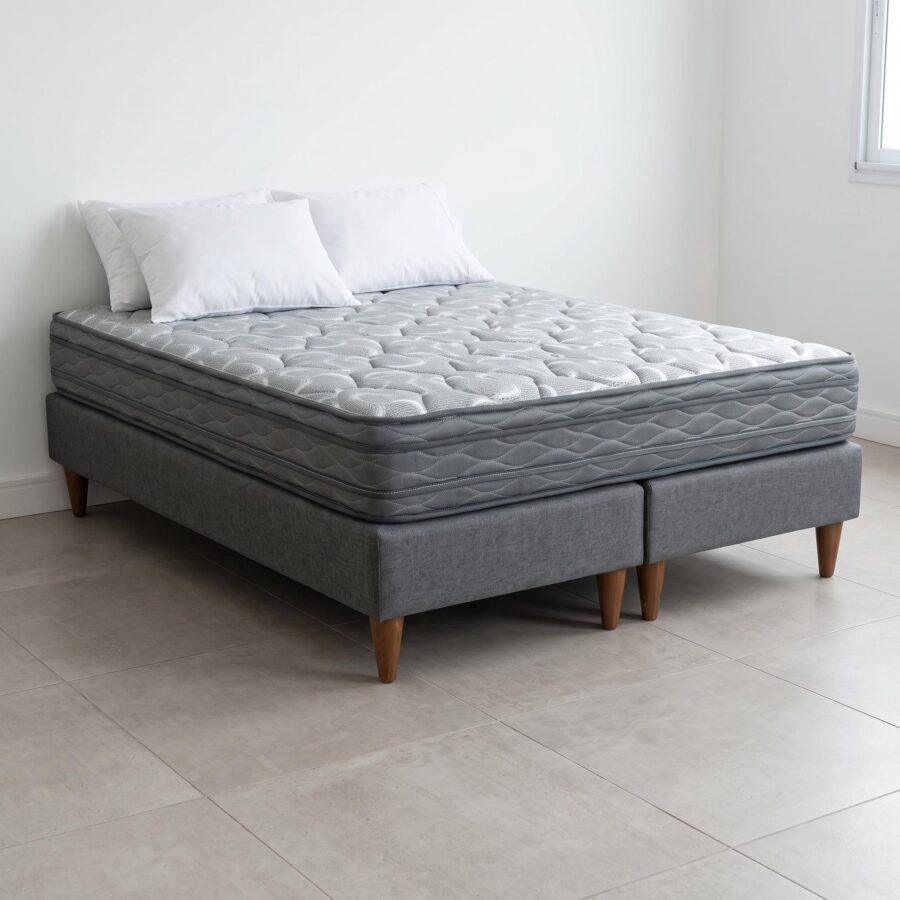 EL-CS-200-CO - 1 Conjunto de Sommier Corex Queen Size