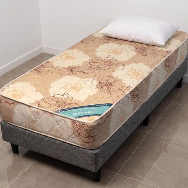 Conjunto de Sommier Amanecer + Base Promo 1 Plaza y Media