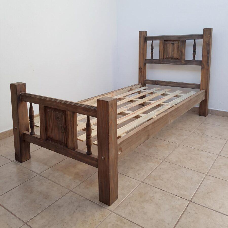 Cama 1 Plaza Recta 4 Pulgadas
