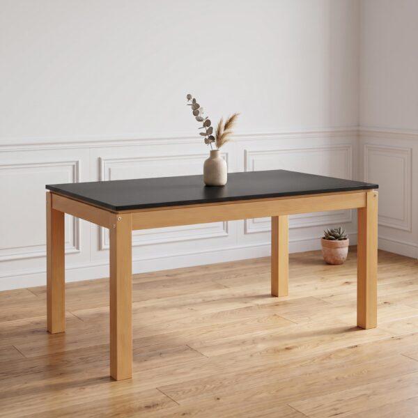 DE-ME-024-MN - 1 Mesa Moderna 160X190 Miel Negro
