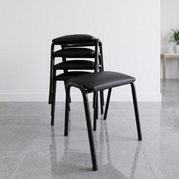 TA-BN-006-XX - 1 Banqueta Apilable X6