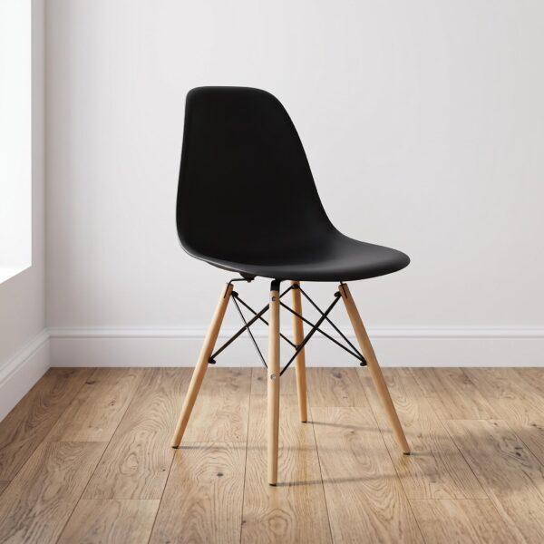 UN-SI-EAM-XN - 1 Silla Eames Negra por Unidad