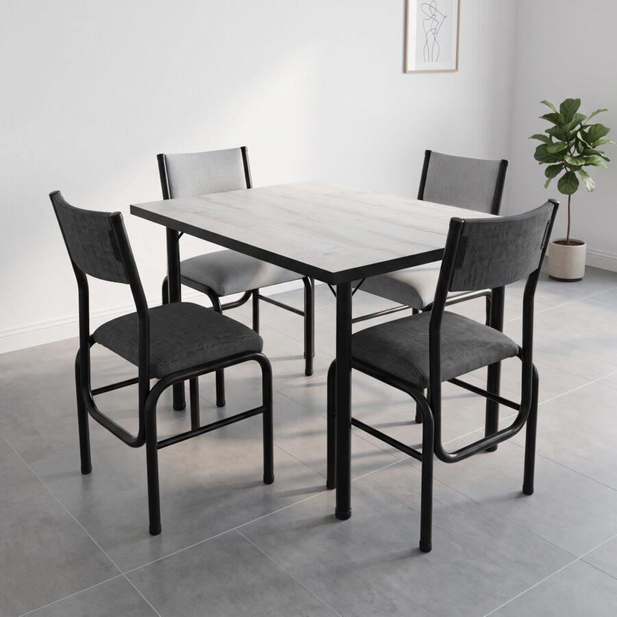 Juego de Mesa 120X80 + 4 Silla Europa Caño  682