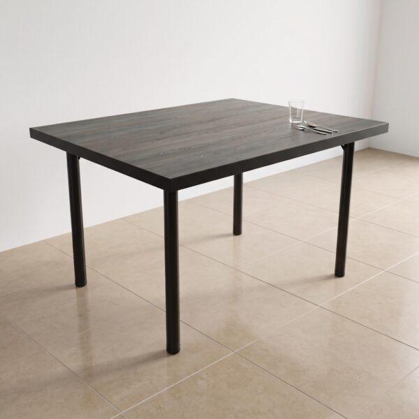 Mesa 140X140 Texturada Base de Caño 2 Pulgadas Económica