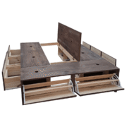 Cama Box 2 Plazas y Media 140X190X41