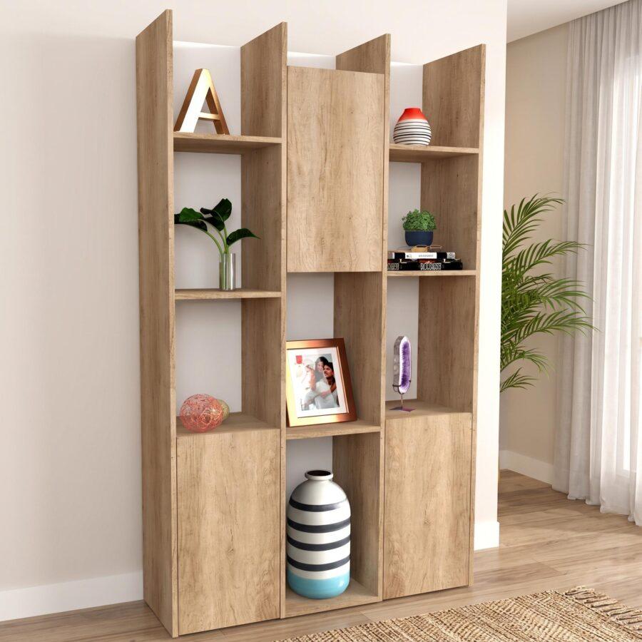 AG-0B-090-NN - 1 Biblioteca 90Cm Melamina