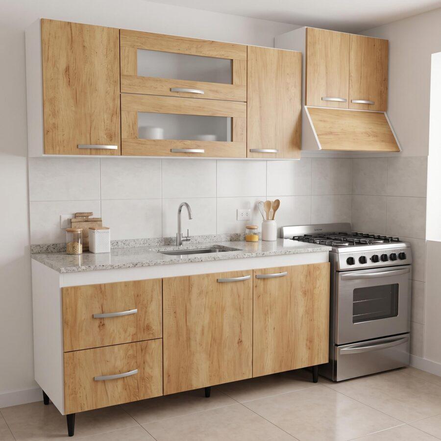 Amoblamiento de Cocina 140 Melamina