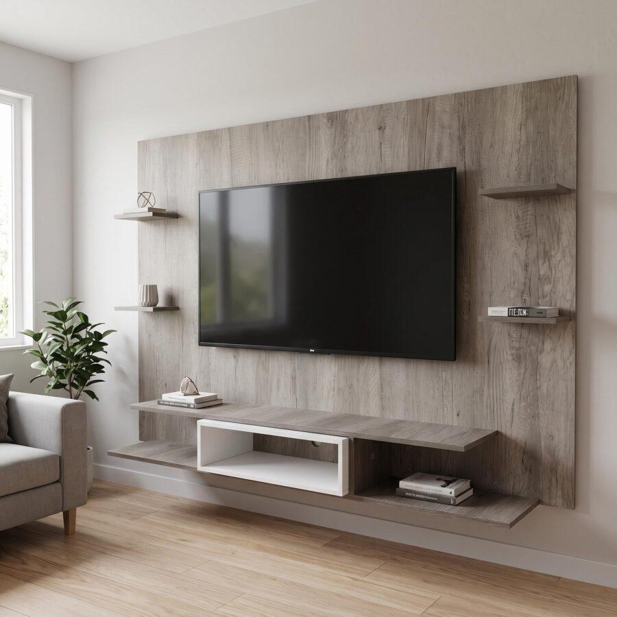 Panel Flotante TV 65" Melamina
