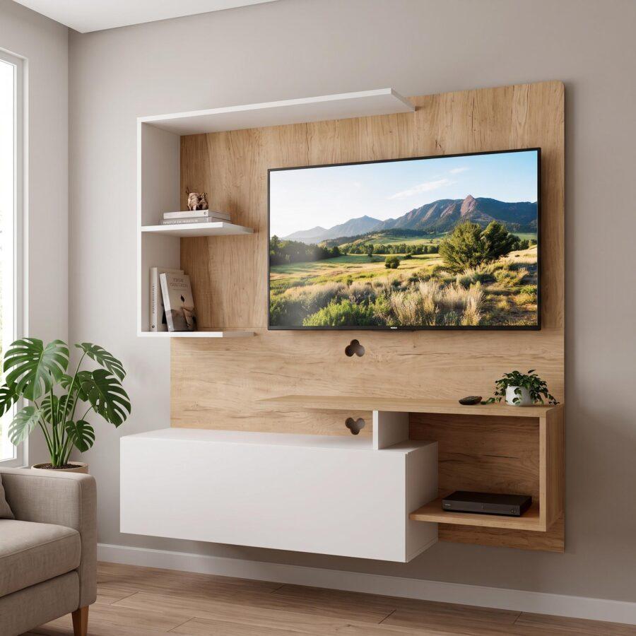Panel Flotante TV 49" Melamina