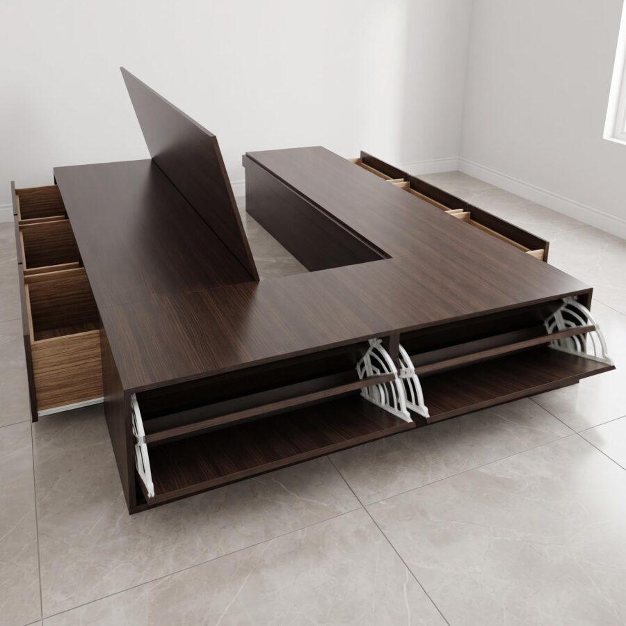 PO-CB-140-XW - 2 Box con Cajon y Zapatero King Sice 200X200