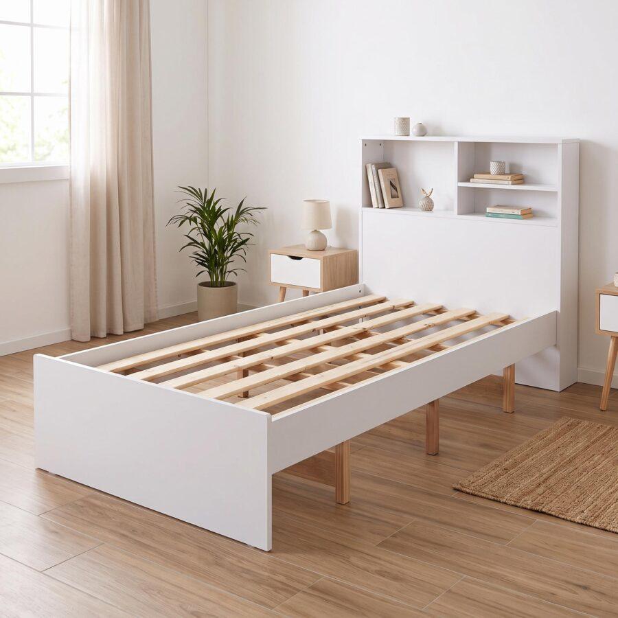 RI-CA-080-XB - 2 Cama Ecopack 1 Plaza Repisa