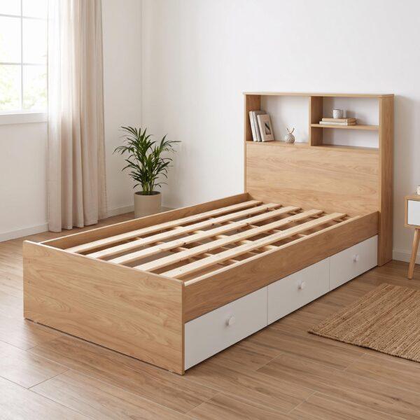 Cama Ecopack 1Pl Repisa 2C