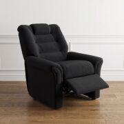 Sillon Reclinable Pana Negro