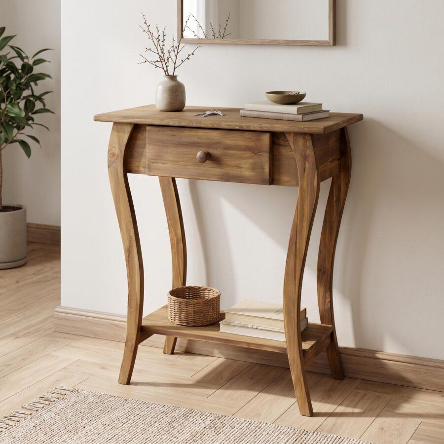 Mesa de Arrime Pino 80Cm