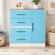 Comoda 1 Puerta 4 Cajones