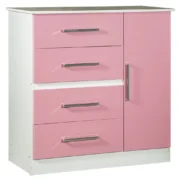 Comoda 1 Puerta 4 Cajones