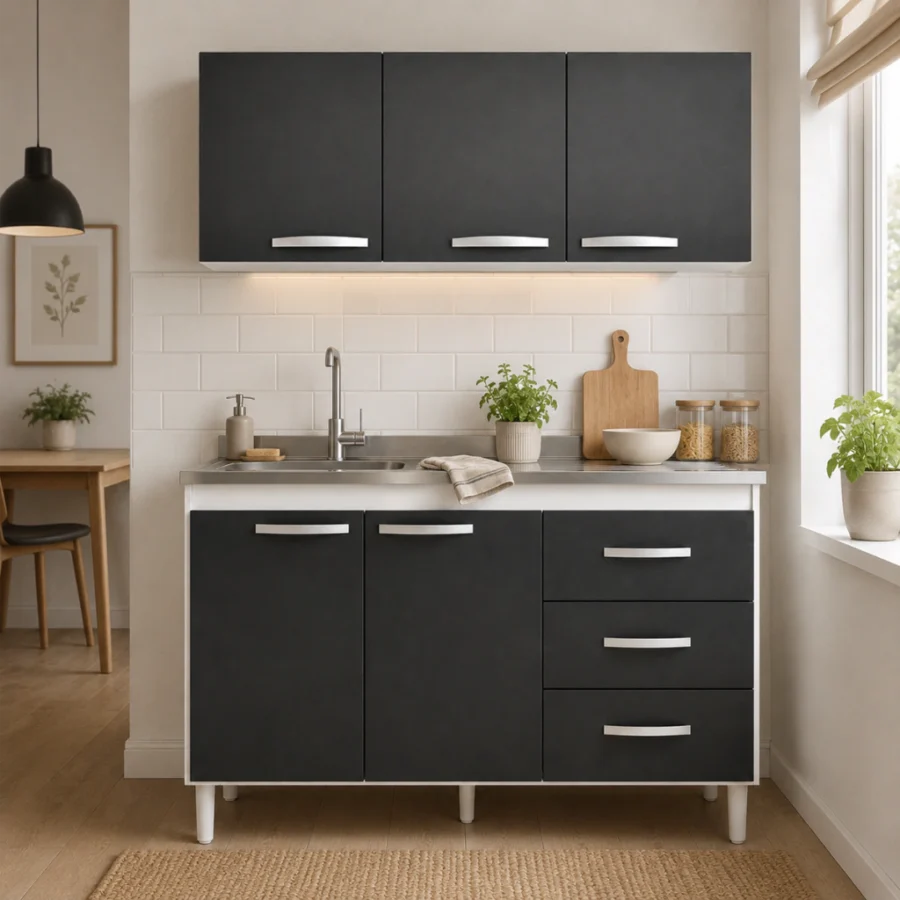 Amoblamiento de Cocina 140 Melamina