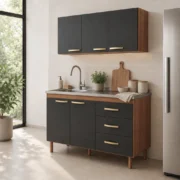 MA-JC-140-GT - 1 Amoblamiento de Cocina 140 Melamina