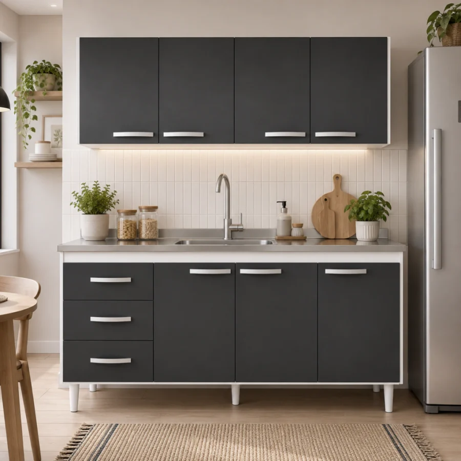 Amoblamiento de Cocina 160 Melamina