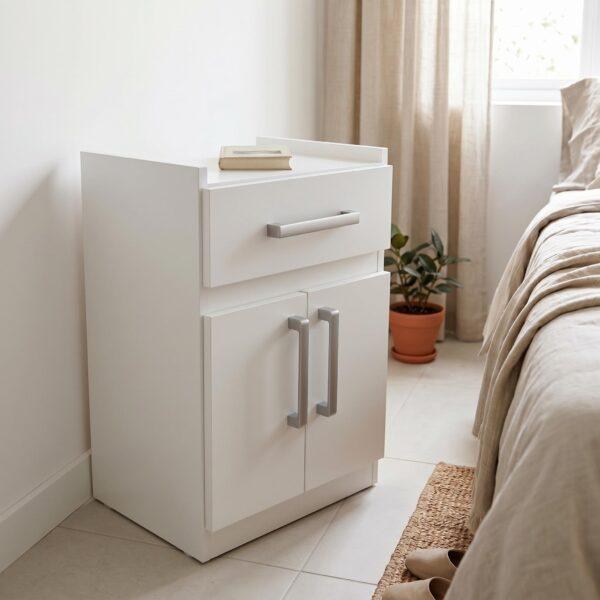 Mesa de Luz Baja 2Ptas 1 Cajon