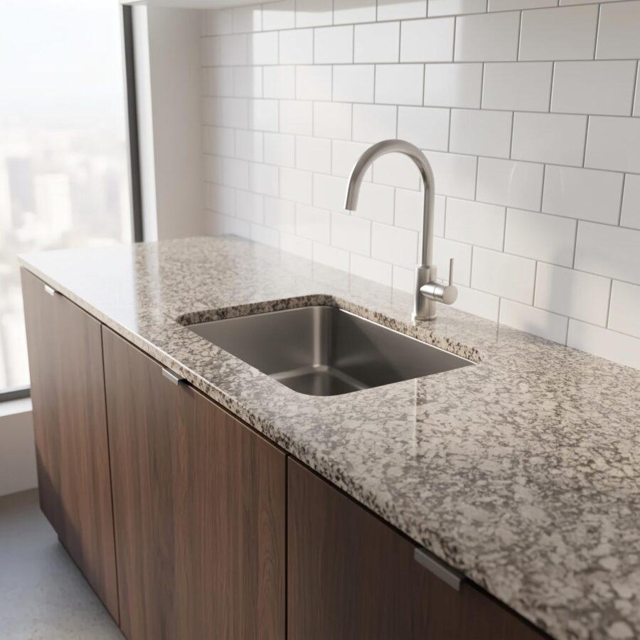 Mesada Granito Natural 160 Lateral