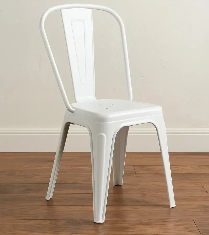 Silla Tolix Pp Blanca X4